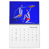 アフリカの種族の芸術のカレンダー カレンダー (2月 2026)