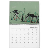 アフリカの種族の芸術のカレンダー カレンダー (1月 2026)