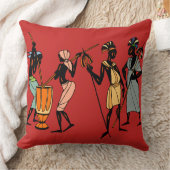 アフリカの種族の芸術の装飾用クッション クッション (ブランケット)