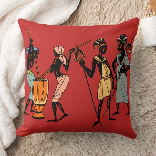 アフリカの種族の芸術の装飾用クッション クッション (ブランケット)