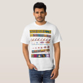 アフリカの種族の芸術場面 Tシャツ (正面フル)