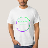 アフリカの筋肉! Tシャツ (正面)