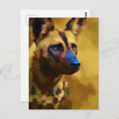 アフリカの素晴らしい犬 ポストカード (正面/裏面)