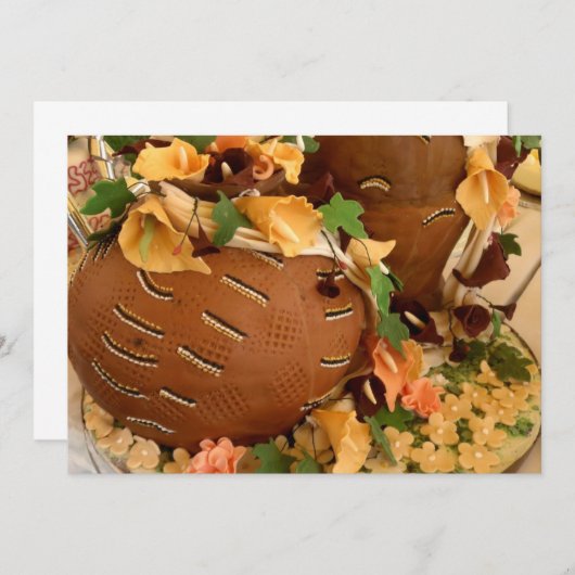 アフリカの結婚式の招待状 招待状 (正面/裏面)