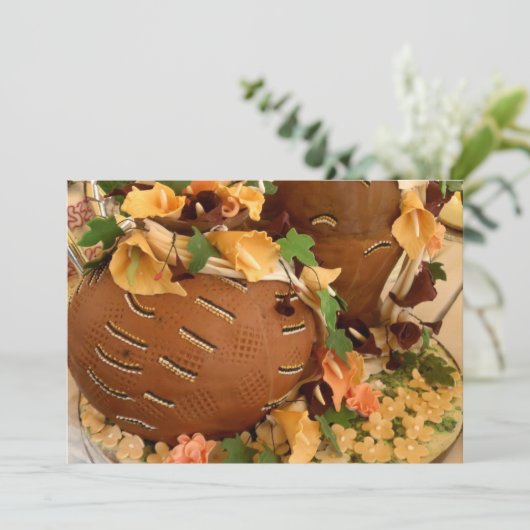 アフリカの結婚式招待状 招待状 (スタンド正面)