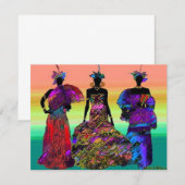 アフリカの結婚式 (正面/裏面)