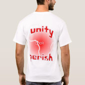 アフリカの統一。 Tシャツ (裏面)