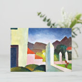 アフリカの絵画風景はマ威厳があるーク カード (スタンド正面)