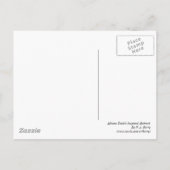 アフリカの織物から着想を得た抽象的なデザイン - V2 ポストカード (裏面)