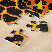 アフリカの織物：野生の動物パッチワーク。 ジグソーパズル (側面)