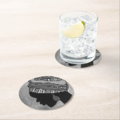 アフリカの美しいコースター ラウンドペーパーコースター (インサイチュ)