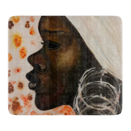 アフリカの美しい女性のカッティングボード カッティングボード