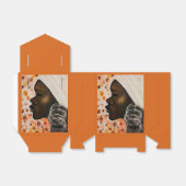 アフリカの美しい女性愛顧ボックス絵画- フェイバーボックス (折り畳みなし)