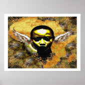 アフリカの翼のある耳の天使 ポスター (正面)