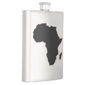 アフリカの自制心がある輪郭のフラスコ フラスク (右)