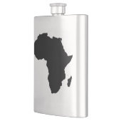 アフリカの自制心がある輪郭のフラスコ フラスク (左)