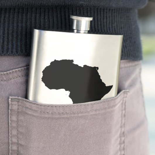 アフリカの自制心がある輪郭のフラスコ フラスク (インサイチュ)