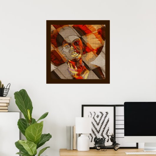 アフリカの色 ポスター (ホームオフィス)