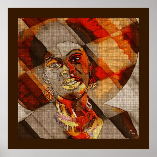 アフリカの色 ポスター (正面)