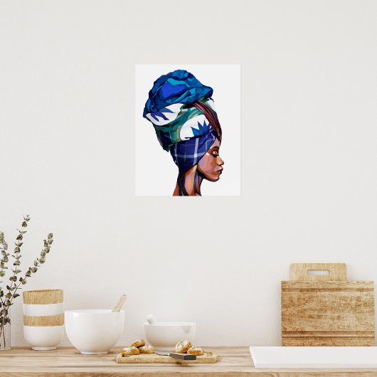 アフリカの色。#picture ポスター (キッチン)