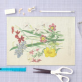 アフリカの花ヴィンテージイラストレーション 薄葉紙 (クラフト)