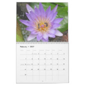 アフリカの花暦 カレンダー (2月 2027)