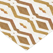 アフリカの芸術品の優雅さを受け入れる ショートテーブルランナー (コーナー)