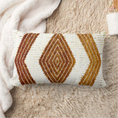 アフリカの芸術品の優雅さを受け入れる ランバークッション (ブランケット)