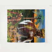 アフリカの若王 タペストリー (正面(横))