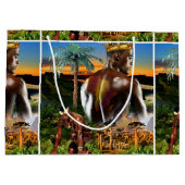 アフリカの若王 ラージペーパーバッグ (裏面)