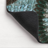 アフリカの蝶翼の芸術のマウスパッド- Dusyの青 マウスパッド (コーナー)