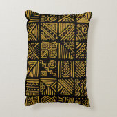 アフリカの衝突：民族部族のシームレス。 アクセントクッション (裏面(縦))