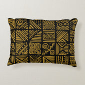 アフリカの衝突：民族部族のシームレス。 アクセントクッション (裏面)