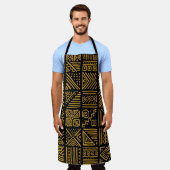 アフリカの衝突：民族部族のシームレス。 エプロン (着用した状態)