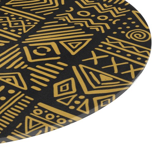 アフリカの衝突:民族部族のシームレス。 カッティングボード (角)