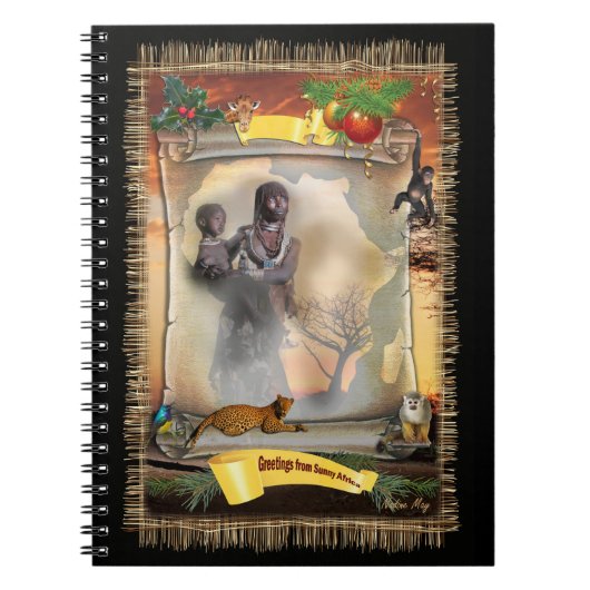 アフリカの表現 ノートブック (正面)