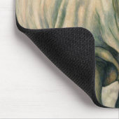 アフリカの表現-白いサイ マウスパッド (コーナー)