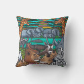 アフリカの装飾用クッションの色 クッション (裏面)