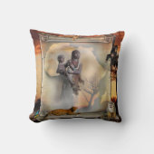 アフリカの装飾 クッション (正面)