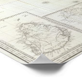 アフリカの複合マップ ポスター (角)