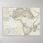 アフリカの複合マップ ポスター (正面)