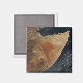 アフリカの角の衛星観測 マグネット (正面/裏面)