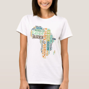 アフリカの言葉の芸術 Tシャツ