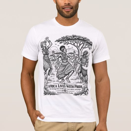 アフリカの誇り Tシャツ (正面)