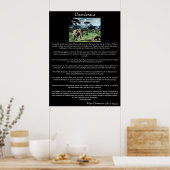 アフリカの象の群れをデシデラータにポスター ポスター (キッチン)