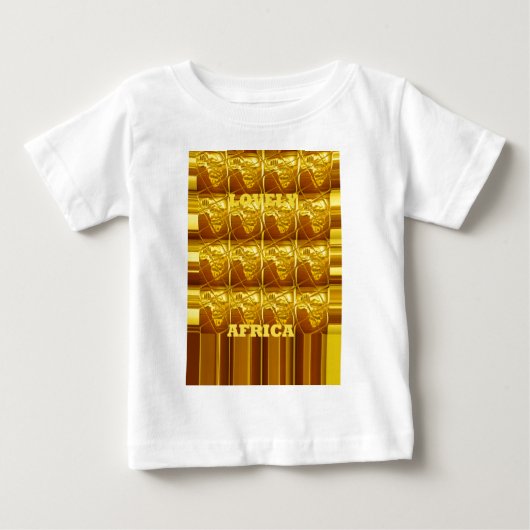 アフリカの輝く希望 ベビーTシャツ (正面)