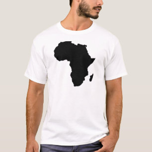 アフリカの輪郭の地図のカスタマイズ可能なプロダクト Tシャツ