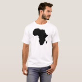 アフリカの輪郭の地図のカスタマイズ可能なプロダクト Tシャツ (正面フル)