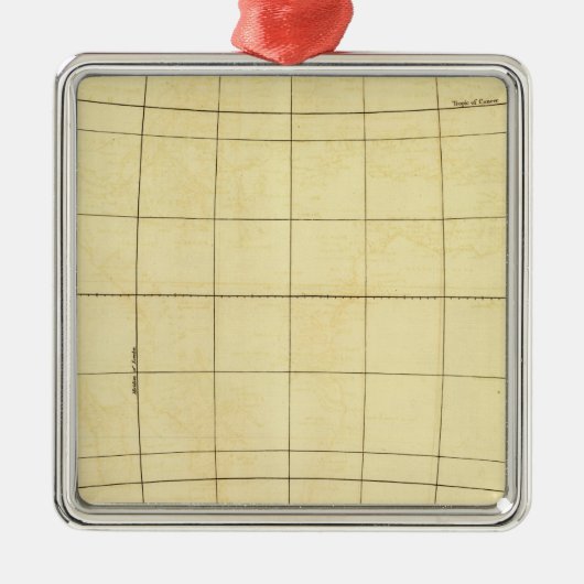 アフリカの輪郭 メタルオーナメント (正面)