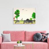 アフリカの遊び場 キャンバスプリント (インサイチュ (リビング))